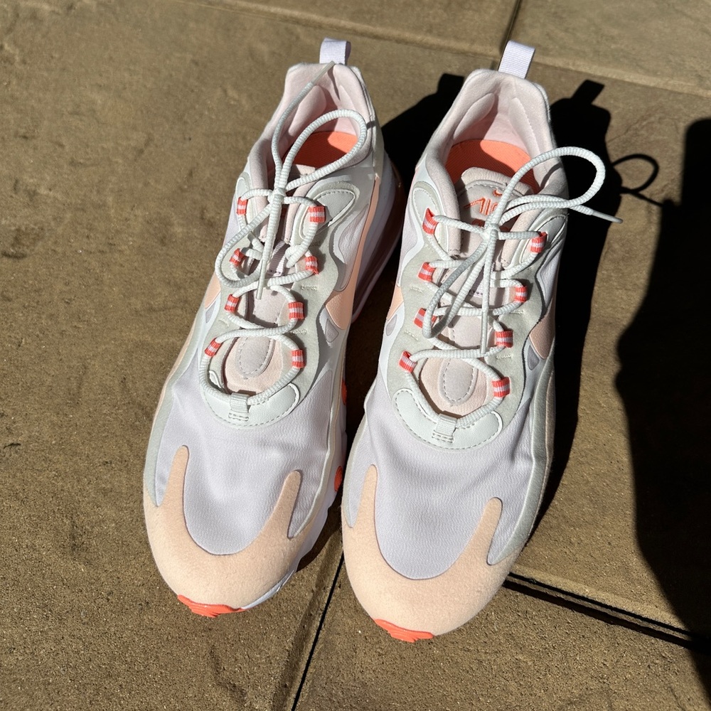 Nike Air Max 270 React White Crimson Tint Pink